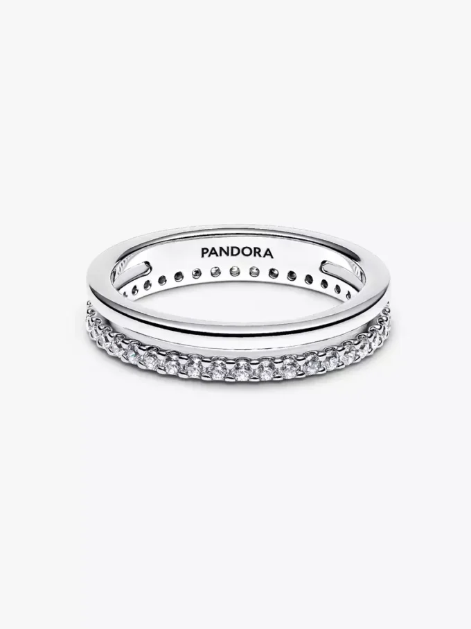 Doppelbandring aus Sterlingsilber Doppelbandring aus Sterlingsilber