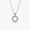 Doppelkreis-Anhänger & Halskette – Sterlingsilber Doppelkreis-Anhänger & Halskette – Sterlingsilber