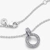 Doppelkreis-Anhänger & Halskette – Sterlingsilber Doppelkreis-Anhänger & Halskette – Sterlingsilber