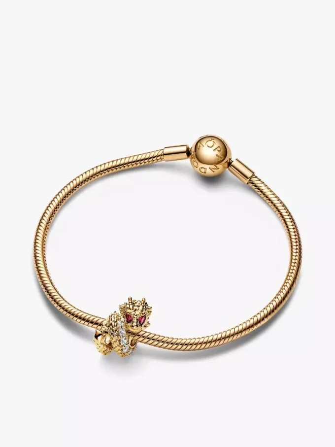 Drachen-Charm-Armband-Set, 2er-Set Drachen-Charm-Armband-Set, 2er-Set