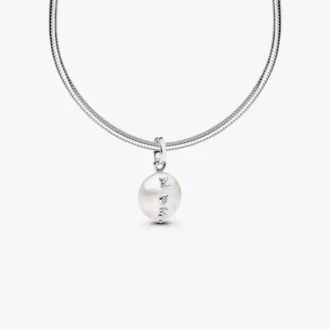 Edles Perlen-Halsketten-Set, 2er-Set