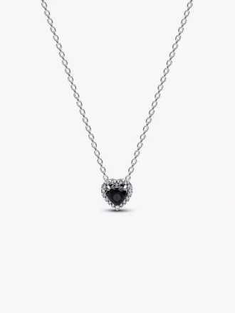 Elevated Heart Collier Halskette aus Sterlingsilber