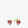 Elevated Heart Halskette & Ohrringe Set – 2er-Set