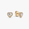 Elevated Heart Ohrringe – 14 Karat Gold Elevated Heart Ohrringe – 14 Karat Gold