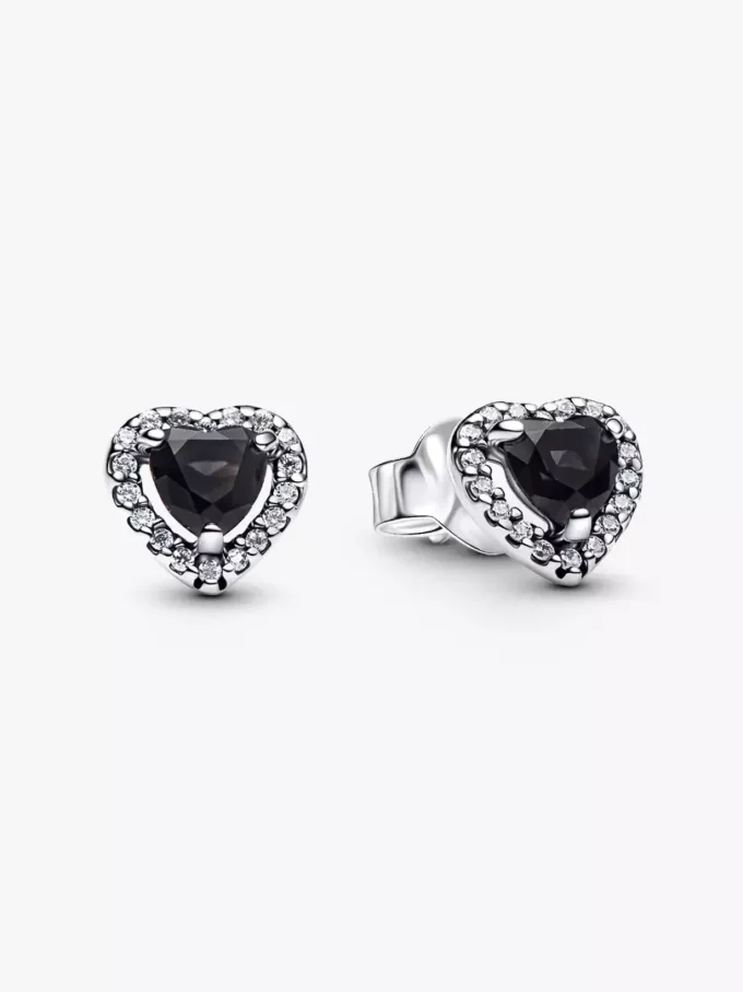 Elevated Heart Ohrringe aus Sterlingsilber Elevated Heart Ohrringe aus Sterlingsilber