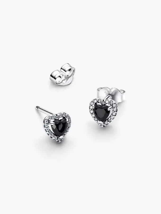 Elevated Heart Ohrringe aus Sterlingsilber Elevated Heart Ohrringe aus Sterlingsilber