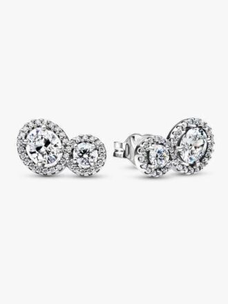 Embracing Halo Ohrringe – Sterlingsilber