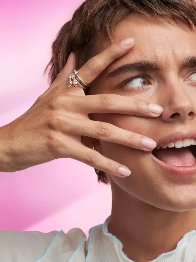 Endgültiger Ausverkauf – Pandora ME Ring mit Ruthenium-Beschichtung