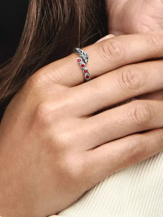 Endgültiger Verkauf – Game of Thrones Drachen-Funkelring aus Sterlingsilber Endgültiger Verkauf – Game of Thrones Drachen-Funkelring aus Sterlingsilber