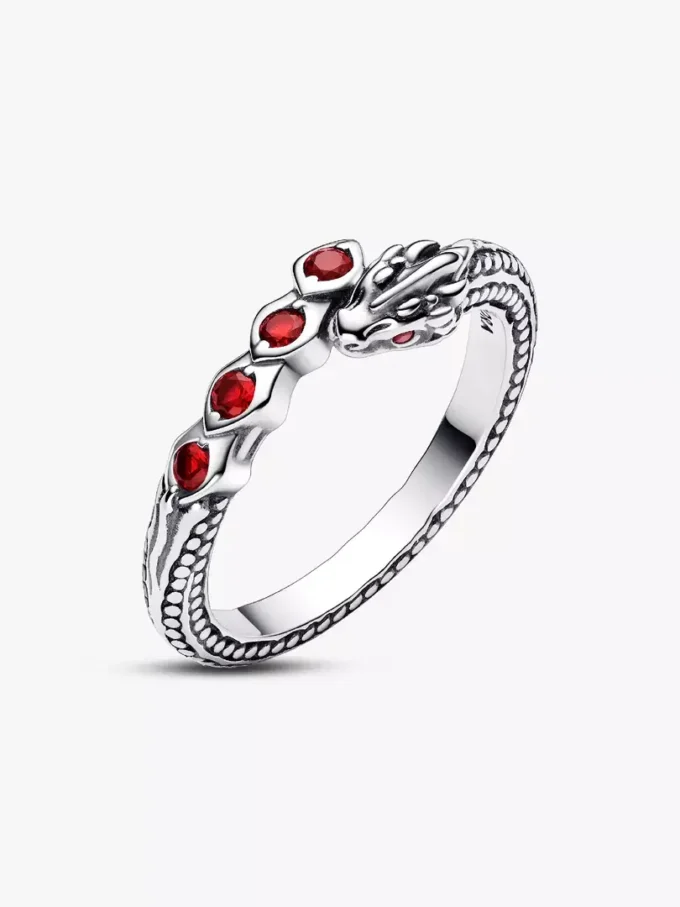 Endgültiger Verkauf – Game of Thrones Drachen-Funkelring aus Sterlingsilber