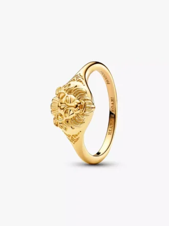 Endgültiger Verkauf – Game of Thrones Lannister-Löwenring, 14-karätig vergoldet Endgültiger Verkauf – Game of Thrones Lannister-Löwenring, 14-karätig vergoldet