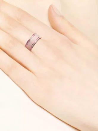 Endgültiger Verkauf – Hearts of Pandora Ring, Pandora Rose™, cremefarbene Emaille & klare Zirkonia, 14-karätige Roségoldbeschichtung Endgültiger Verkauf – Hearts of Pandora Ring, Pandora Rose™, cremefarbene Emaille & klare Zirkonia, 14-karätige Roségoldbeschichtung