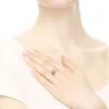 Endgültiger Verkauf – Hearts of Pandora Ring, Pandora Rose™, cremefarbene Emaille & klare Zirkonia, 14-karätige Roségoldbeschichtung Endgültiger Verkauf – Hearts of Pandora Ring, Pandora Rose™, cremefarbene Emaille & klare Zirkonia, 14-karätige Roségoldbeschichtung