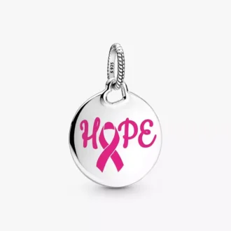 Endgültiger Verkauf – Hope Pink Ribbon Anhänger