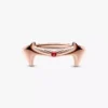 Endgültiger Verkauf – Marvel Scarlet Witch Ring, 14 Karat Roségold-Beschichtung