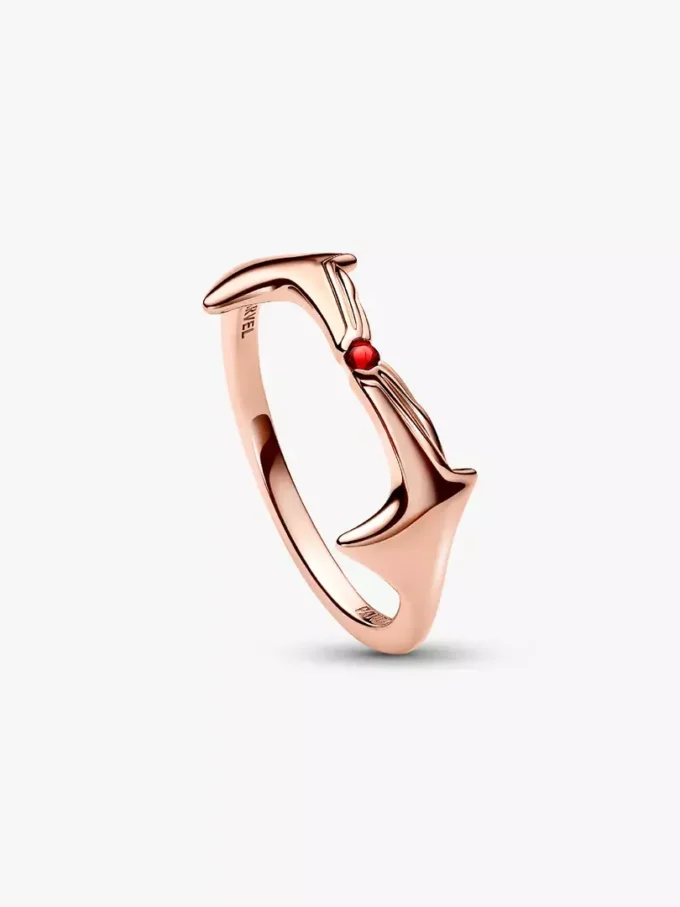 Endgültiger Verkauf – Marvel Scarlet Witch Ring, 14 Karat Roségold-Beschichtung