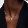 Endgültiger Verkauf – Pandora Infinite 14-karätige Weißgold-Halskette mit doppelter Kette und Pandora Lab-Grown Diamonds, 0,75 Karat insgesamt, 14-karätiges Weißgold Endgültiger Verkauf – Pandora Infinite 14-karätige Weißgold-Halskette mit doppelter Kette und Pandora Lab-Grown Diamonds, 0,75 Karat insgesamt, 14-karätiges Weißgold