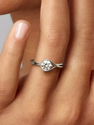 Endgültiger Verkauf – Pandora Infinite 14-karätiger Weißgold-Ring mit Lab-Grown-Diamant, 0,75 Karat, 14-karätiges Weißgold Endgültiger Verkauf – Pandora Infinite 14-karätiger Weißgold-Ring mit Lab-Grown-Diamant, 0,75 Karat, 14-karätiges Weißgold