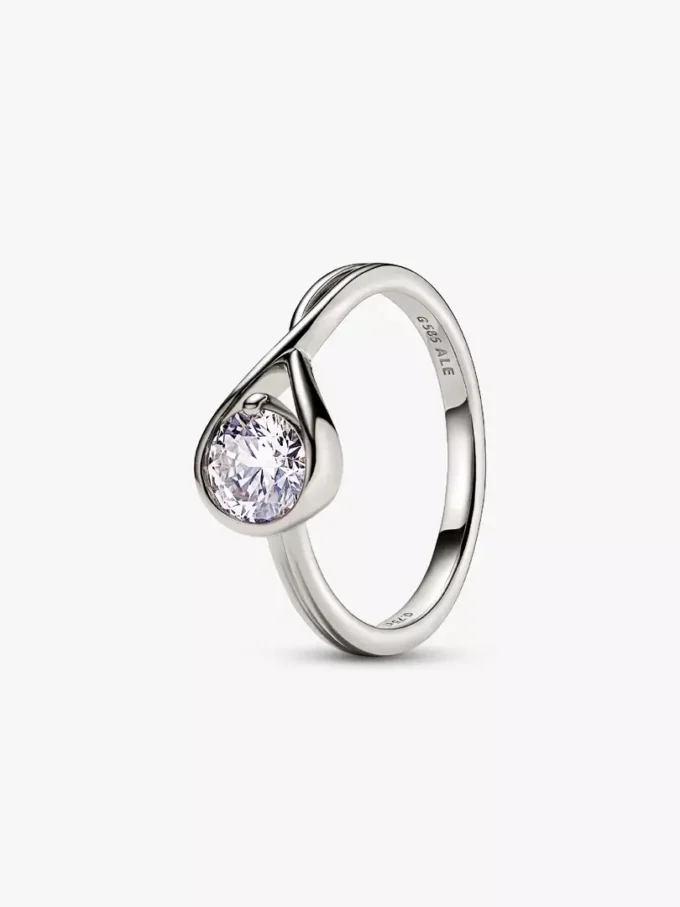 Endgültiger Verkauf – Pandora Infinite 14-karätiger Weißgold-Ring mit Lab-Grown-Diamant, 0,75 Karat, 14-karätiges Weißgold Endgültiger Verkauf – Pandora Infinite 14-karätiger Weißgold-Ring mit Lab-Grown-Diamant, 0,75 Karat, 14-karätiges Weißgold