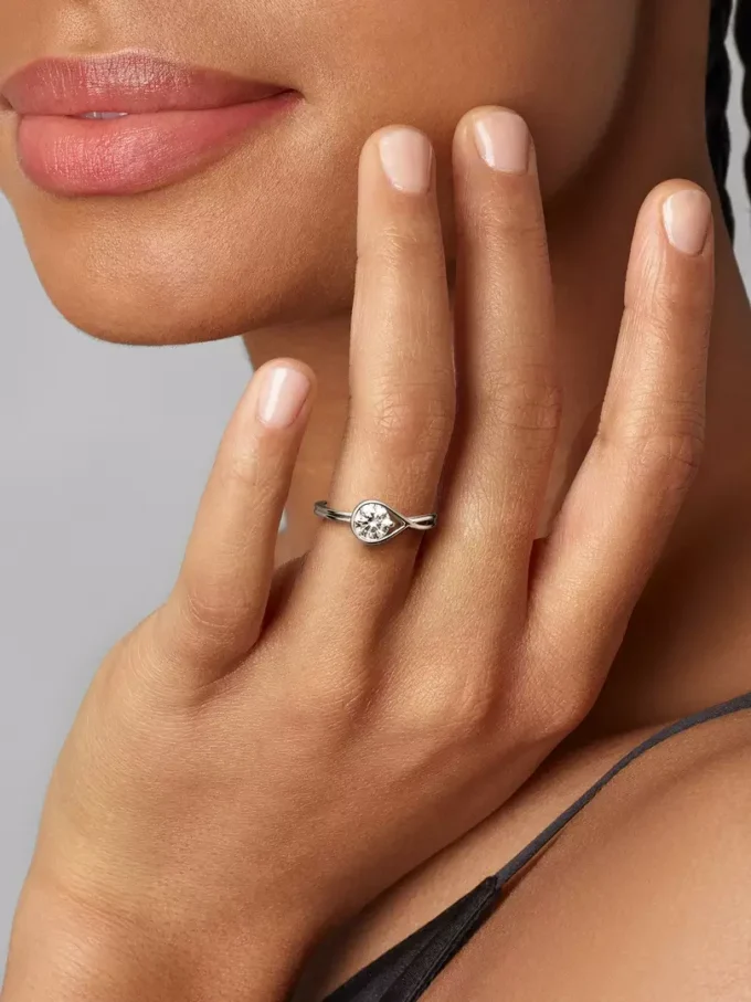 Endgültiger Verkauf – Pandora Infinite 14-karätiger Weißgold-Ring mit Lab-Grown-Diamant, 0,75 Karat, 14-karätiges Weißgold Endgültiger Verkauf – Pandora Infinite 14-karätiger Weißgold-Ring mit Lab-Grown-Diamant, 0,75 Karat, 14-karätiges Weißgold