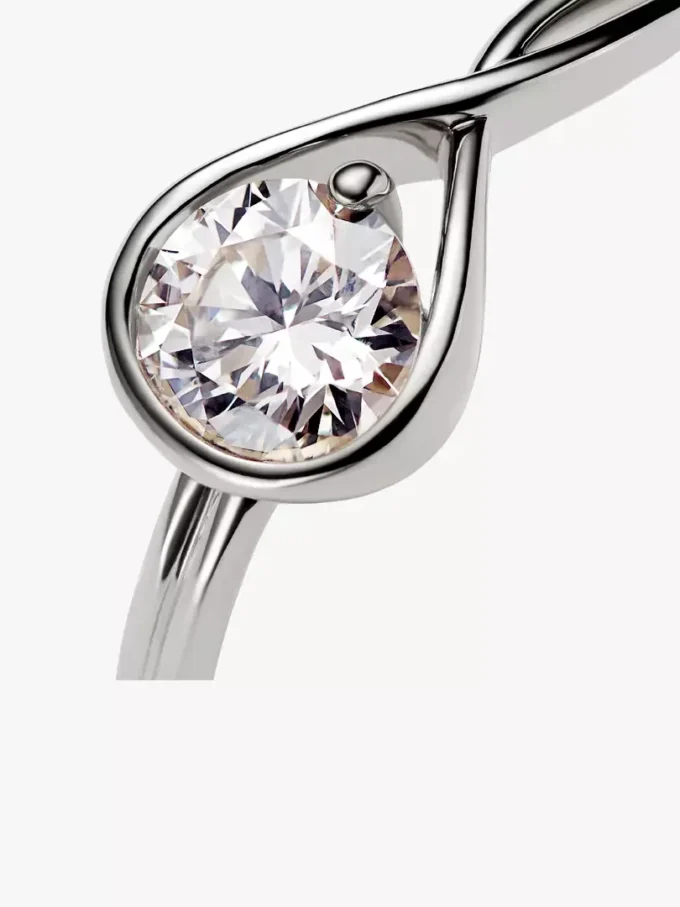 Endgültiger Verkauf – Pandora Infinite 14-karätiger Weißgold-Ring mit Lab-Grown-Diamant, 0,75 Karat, 14-karätiges Weißgold Endgültiger Verkauf – Pandora Infinite 14-karätiger Weißgold-Ring mit Lab-Grown-Diamant, 0,75 Karat, 14-karätiges Weißgold