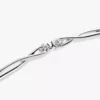 Endgültiger Verkauf – Pandora Infinite Bangle aus Sterlingsilber mit doppelseitigen, im Labor gezüchteten Diamanten, 0,30 ct insgesamt, Sterlingsilber