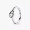 Endgültiger Verkauf – Pandora Infinite Sterling-Silber-Ring mit im Labor gezüchtetem Diamanten, 0,50 ct TW, Sterling-Silber Endgültiger Verkauf – Pandora Infinite Sterling-Silber-Ring mit im Labor gezüchtetem Diamanten, 0,50 ct TW, Sterling-Silber
