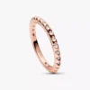 Endgültiger Verkauf – Pandora ME Pyramidenring, 14 Karat Roségold-Beschichtung