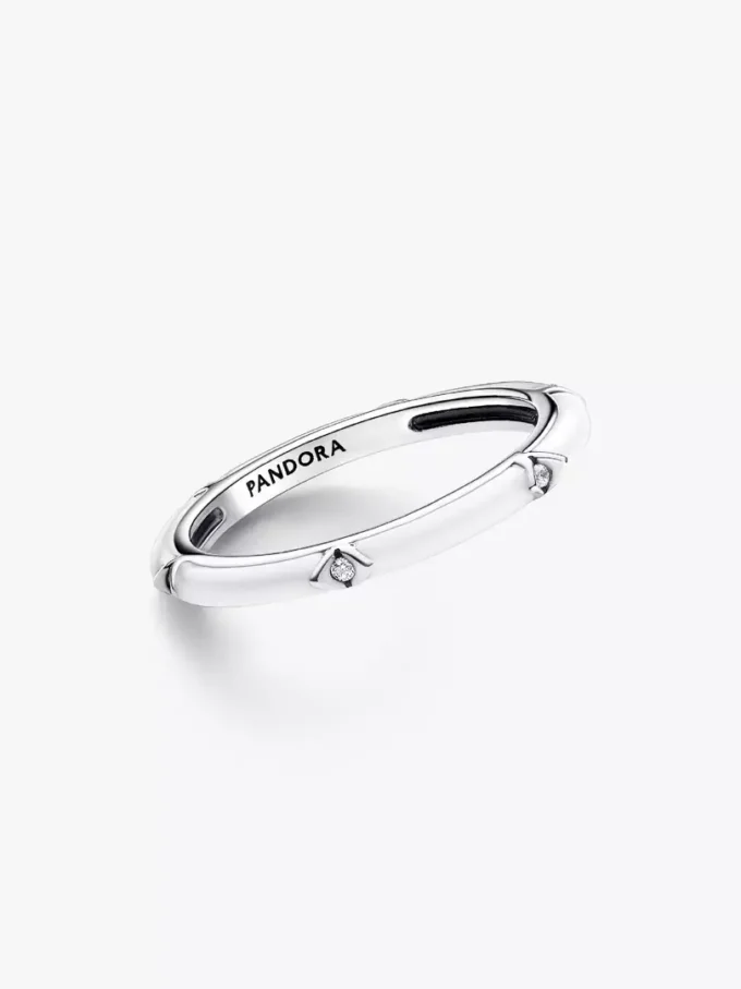Endgültiger Verkauf – Pandora ME Stones & Enamel Ring aus Sterlingsilber