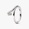 Endgültiger Verkauf – Pandora Nova 14-karätiger Weißgold-Ring mit asymmetrischen Lab-Grown-Diamanten, 0,50 Karat Gesamtgewicht, 14-karätiges Weißgold Endgültiger Verkauf – Pandora Nova 14-karätiger Weißgold-Ring mit asymmetrischen Lab-Grown-Diamanten, 0,50 Karat Gesamtgewicht, 14-karätiges Weißgold