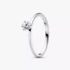 Endgültiger Verkauf – Pandora Nova Sterling-Silber-Ring mit versetztem, im Labor gezüchtetem Diamanten, 0,25 Karat, Sterling-Silber Endgültiger Verkauf – Pandora Nova Sterling-Silber-Ring mit versetztem, im Labor gezüchtetem Diamanten, 0,25 Karat, Sterling-Silber