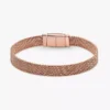 Endgültiger Verkauf – Pandora Reflexions Langes Pavé-Armband mit Verschluss, 14 Karat Roségold-Beschichtung