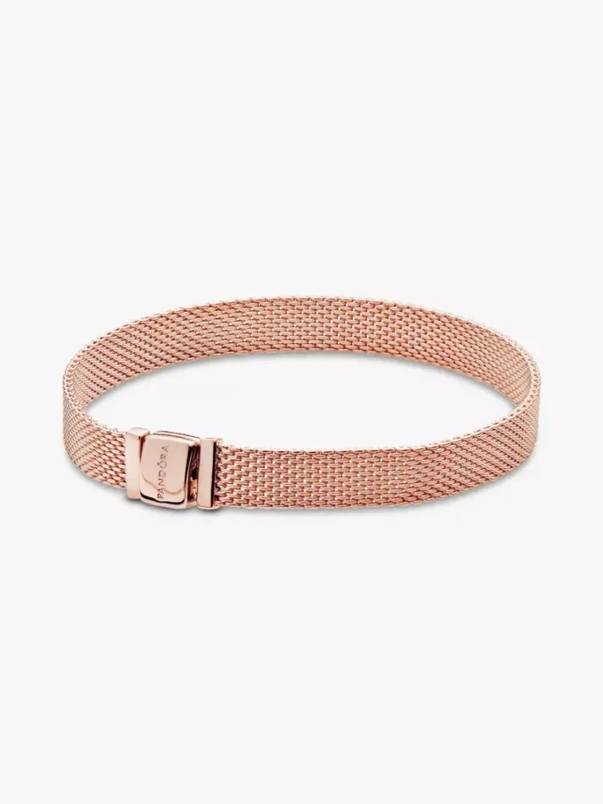 Endgültiger Verkauf – Pandora Reflexions™ Mesh-Armband, 14 Karat Roségold-Beschichtung Endgültiger Verkauf – Pandora Reflexions™ Mesh-Armband, 14 Karat Roségold-Beschichtung
