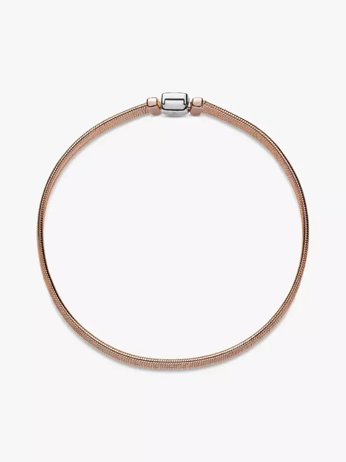Endgültiger Verkauf – Pandora Reflexions™ Multi-Snake Chain-Armband aus Sterlingsilber, 14 Karat Roségold-Beschichtung