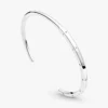 Endgültiger Verkauf – Pandora Signature I-D Open Bangle aus Sterlingsilber Endgültiger Verkauf – Pandora Signature I-D Open Bangle aus Sterlingsilber