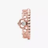 Endgültiger Verkauf – Prinzessinnen-Tiara-Kronenring, 14-karätig rosévergoldet Endgültiger Verkauf – Prinzessinnen-Tiara-Kronenring, 14-karätig rosévergoldet