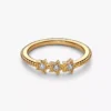 Endgültiger Verkauf – Ring mit Sternenmotiv, 14 Karat vergoldet