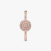 ENDVERKAUF – Eleganter Funkelring – 14 Karat Roségold-Beschichtung