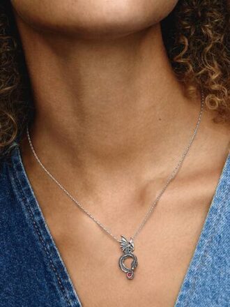 ENDVERKAUF – Game of Thrones Drachen-Anhänger-Halskette – Sterlingsilber
