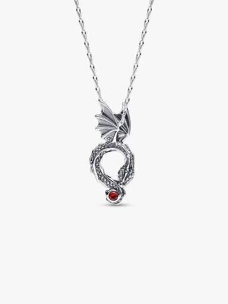 ENDVERKAUF – Game of Thrones Drachen-Anhänger-Halskette – Sterlingsilber
