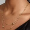 ENDVERKAUF – Pandora Infinite 14-karätige Gold-Halskette mit langem Anhänger aus Lab-Grown Diamonds – 0,50 ct TW, 14-karätiges Gold