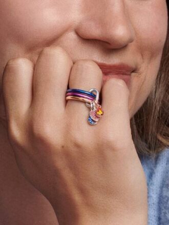 ENDVERKAUF – Pandora ME Shocking Purple Ring – Sterlingsilber