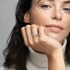 ENDVERKAUF – Sparkling Asymmetric Wave Ring – Sterlingsilber ENDVERKAUF – Sparkling Asymmetric Wave Ring – Sterlingsilber