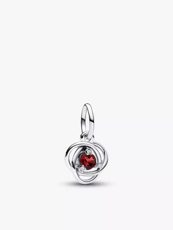 Eternity Circle-Dangle Charm-Armband-Set für Juli, 2er-Set Eternity Circle-Dangle Charm-Armband-Set für Juli, 2er-Set