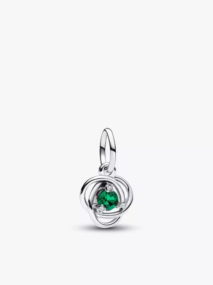 Eternity Circle-Dangle Charm-Armband-Set „Mai“ (2er-Set)