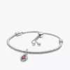 Eternity Circle-Dangle Charm-Armband-Set „Oktober“ (2er-Set) Eternity Circle-Dangle Charm-Armband-Set „Oktober“ (2er-Set)
