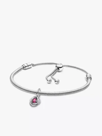 Eternity Circle-Dangle Charm-Armband-Set „Oktober“ (2er-Set)