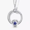 Eternity Circle O Pendant-Set mit 3 Stück, September-Geburtsstein Eternity Circle O Pendant-Set mit 3 Stück, September-Geburtsstein