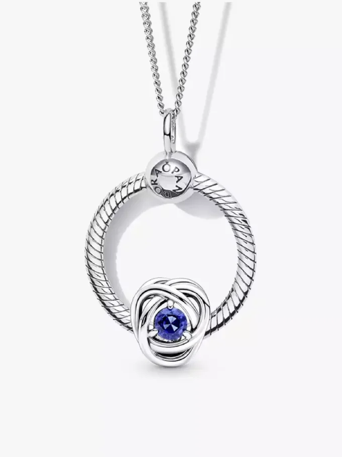 Eternity Circle O Pendant-Set mit 3 Stück, September-Geburtsstein Eternity Circle O Pendant-Set mit 3 Stück, September-Geburtsstein