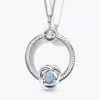 Eternity Circle O Pendant-Set mit Geburtsstein für den Dezember, 3er-Set Eternity Circle O Pendant-Set mit Geburtsstein für den Dezember, 3er-Set